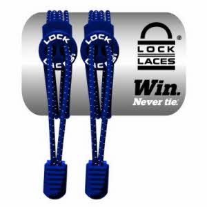 lock laces navy bleu